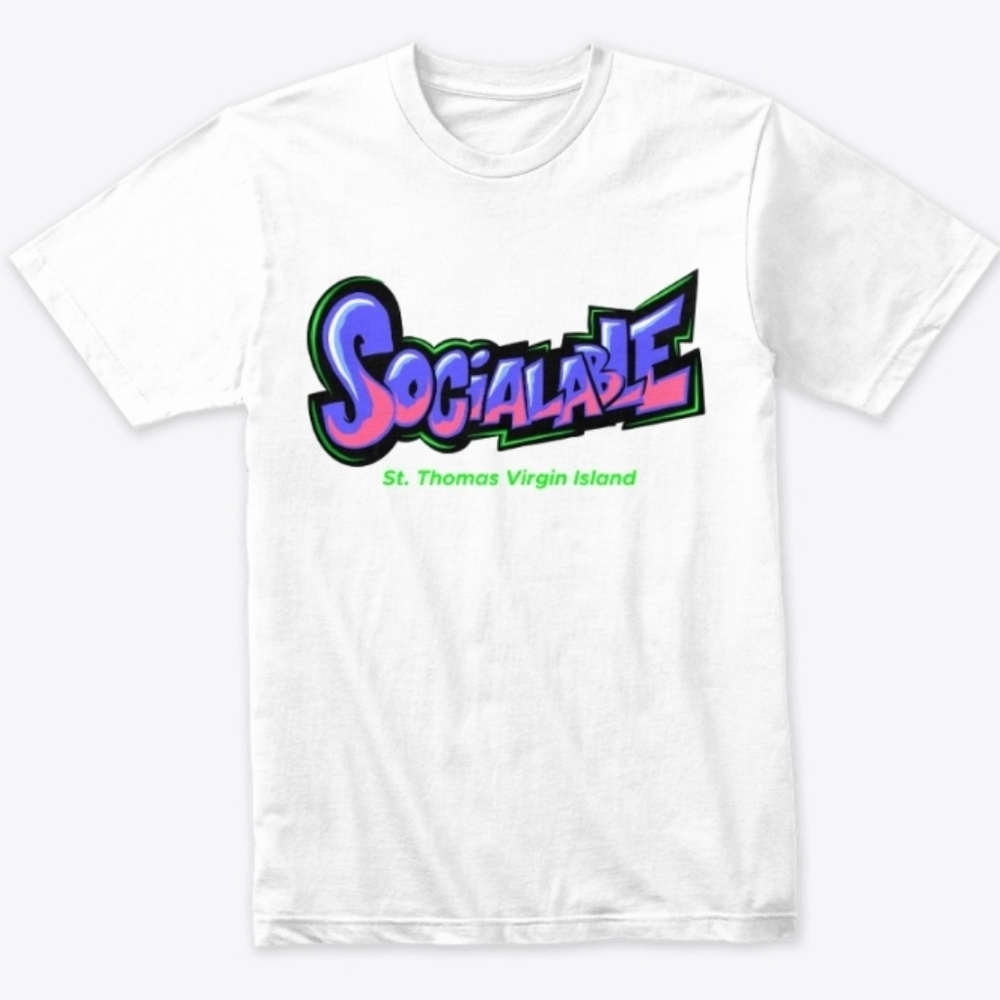 Socialable.org teeshirts from St. Thomas Virgin Islands